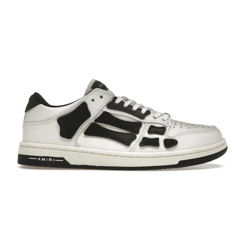 AMIRI Skel Top Low White Black White Fashion sneakers