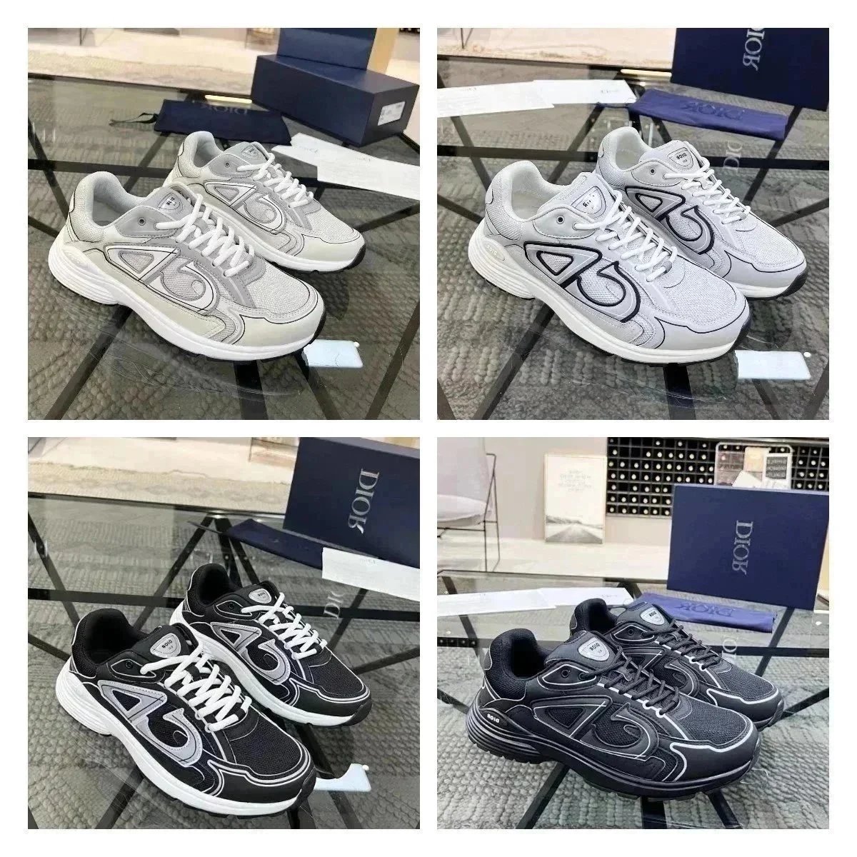DIOR Version Casual Shoes Sneakers Top Version 129