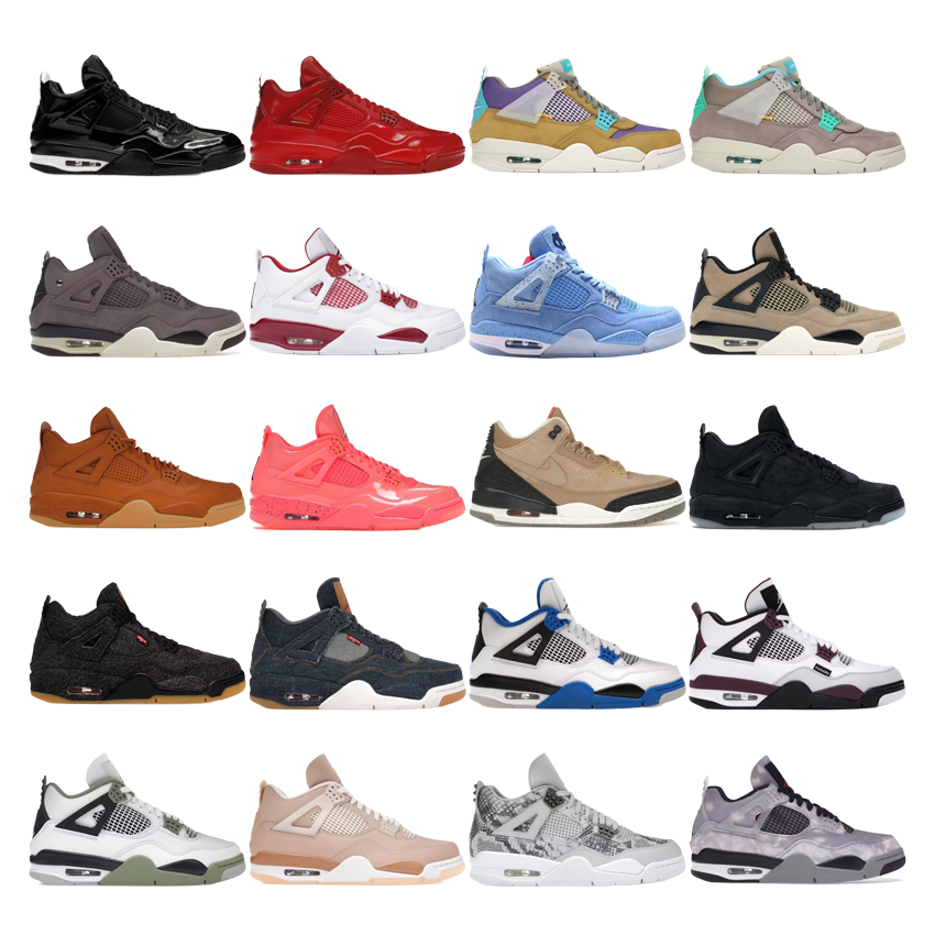 OG bath Air Jordan 4 Retro collection