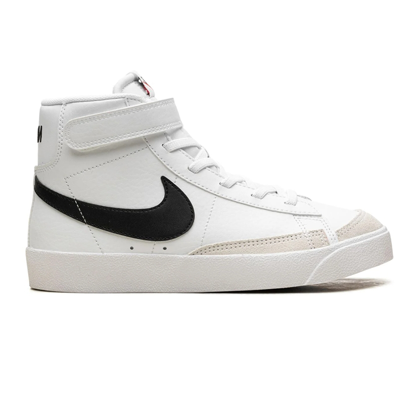 Nike Little Kids\' Blazer Mid \'77 Black White Casual sneakers