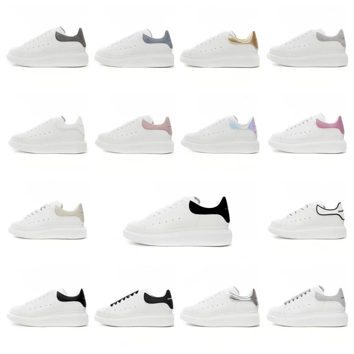 Alexander McQueen Sole Leather Sneakers Collection