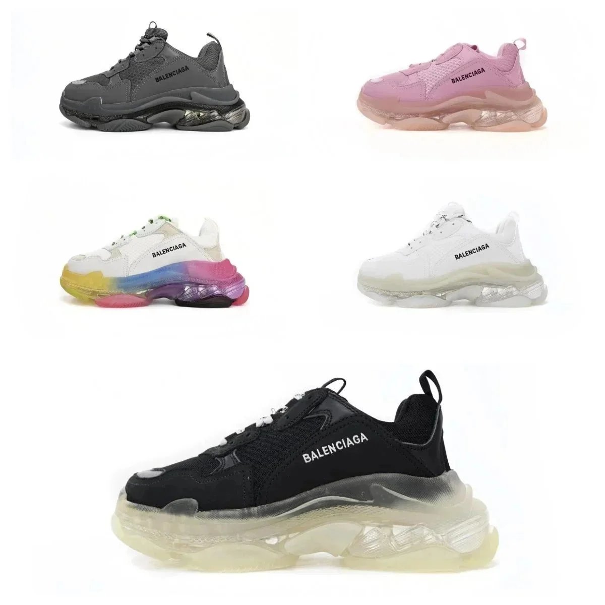 OK  Balenciaga  Triple S Clear 