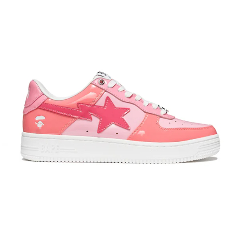 A Bathing Ape Bape Sta Low Color Camo Combo Pink Casual sneakers