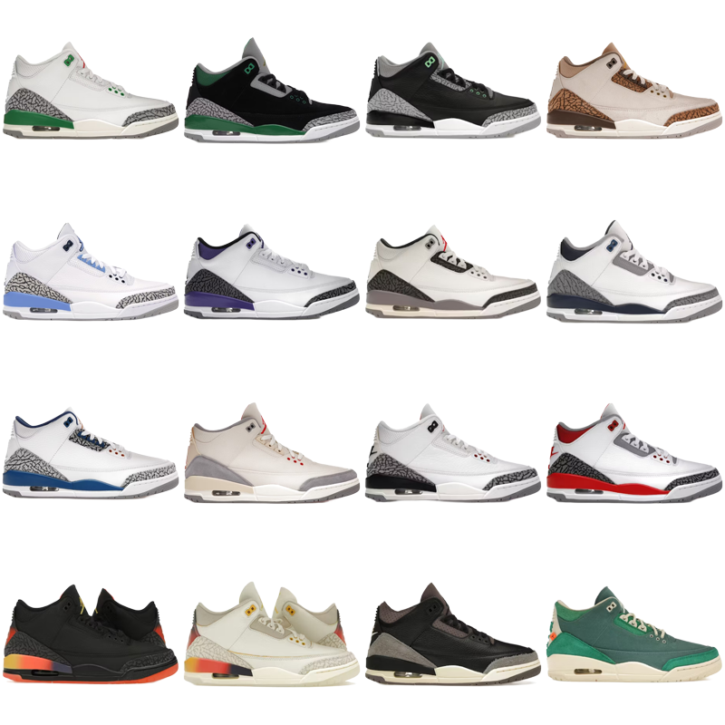 OG batch NIKE Air Jordan 3 Retro collection