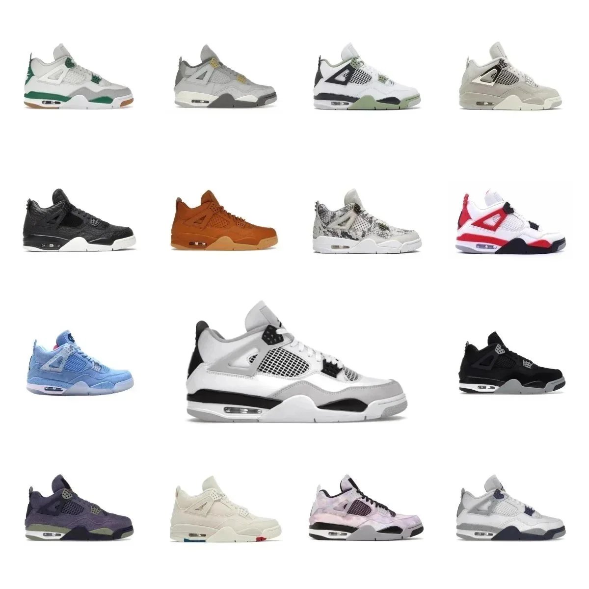 KX/KZ   Nike Air Jordan 4 Retro seriesCasual sneakers Collection