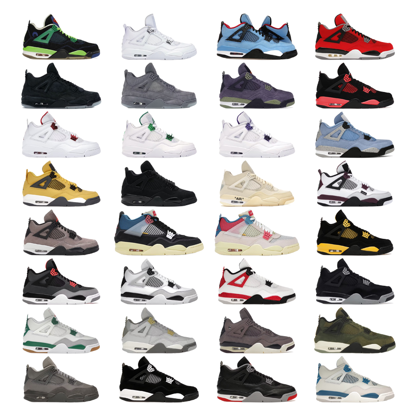 PB batch Nike Air Jordan 4 Retro  collection