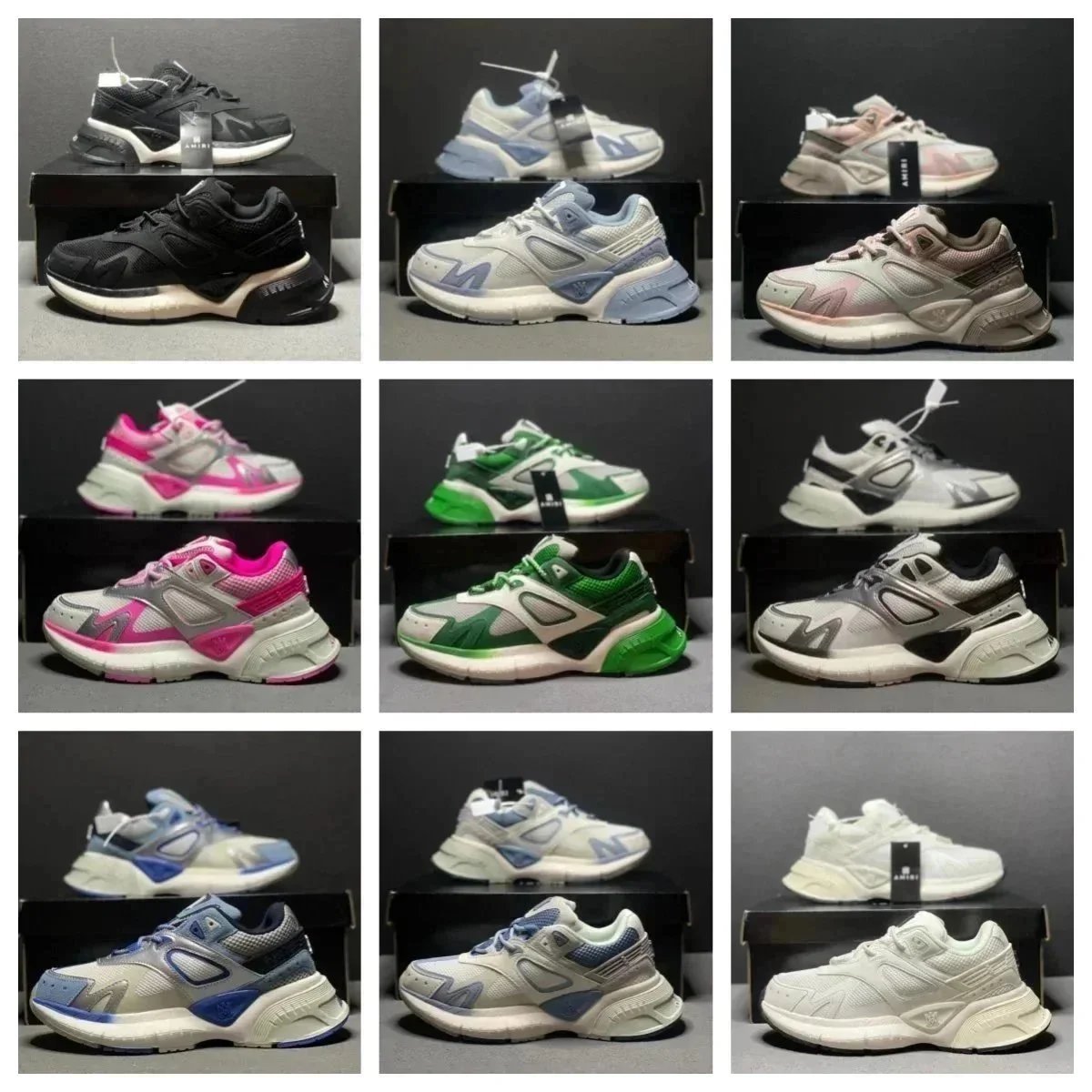 Maison Mihara Yasuhiro x MMY AMIRI Skel-Top Low