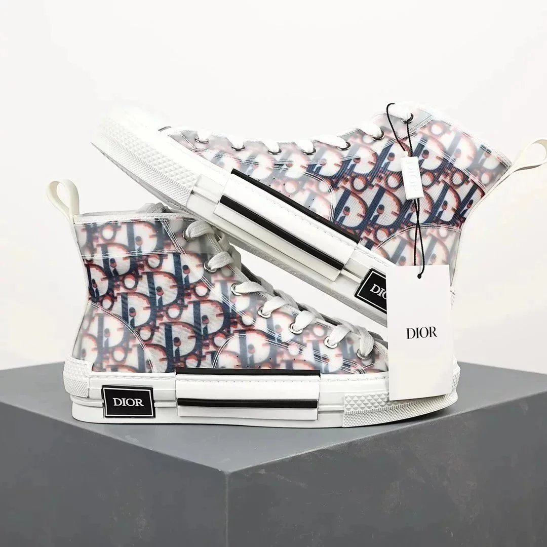 Dior B23 Oblique High Top Sneakers