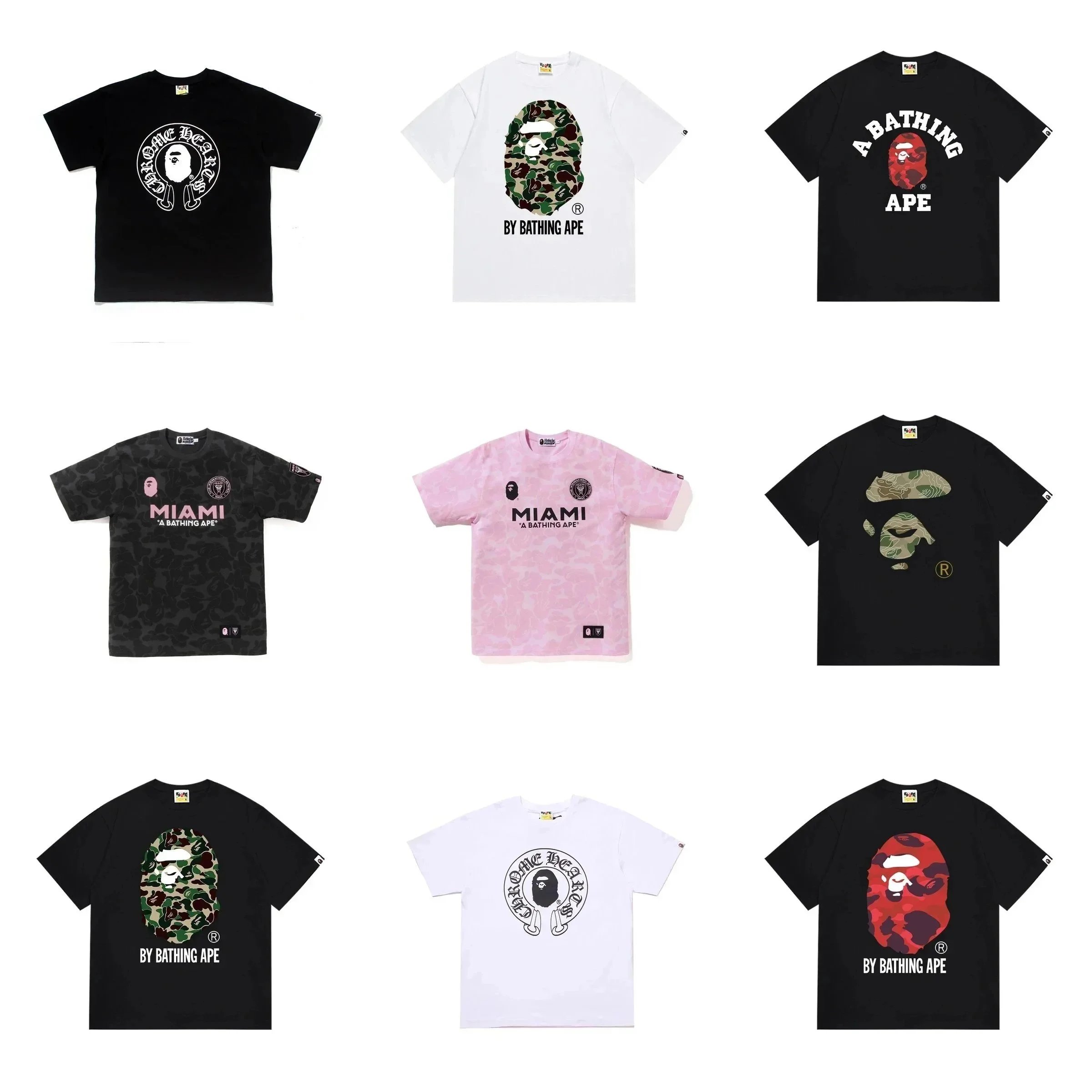 Bape x Chrome Hearts Tee 66520593 | 7389228840