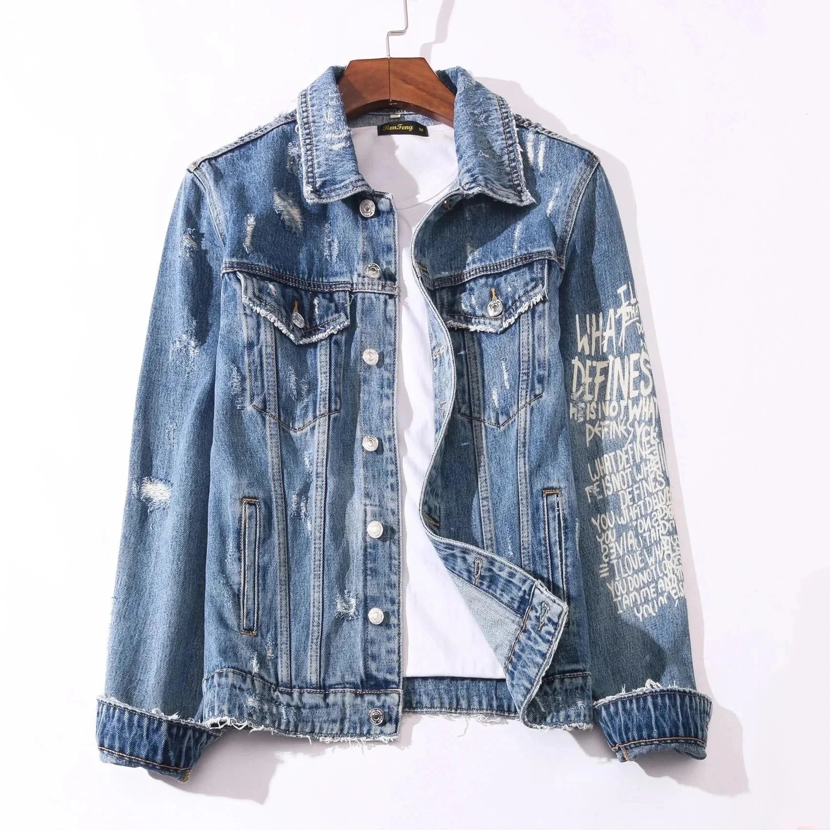 Fashion denim jacket 7430706739 | 7430706739