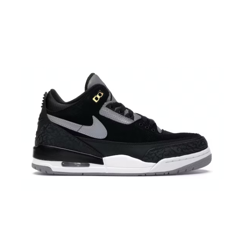 PB  Nike Air Jordan  3 Retro Tinker Black Cement Gold Casual sneakers