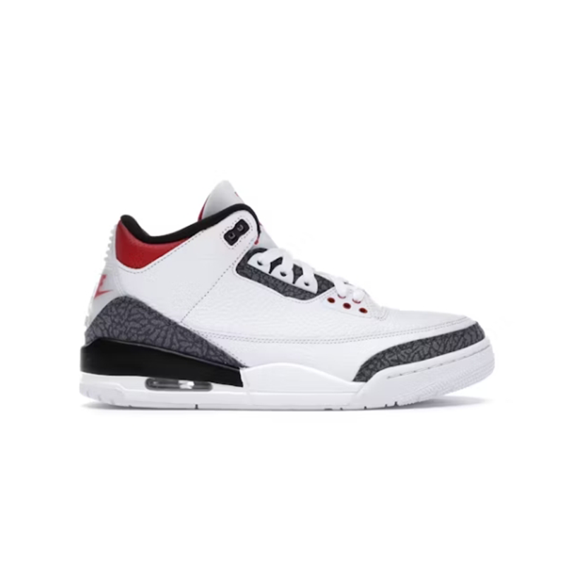 PB  Nike Air Jordan 3 Retro SE Fire Red Denim Casual sneakers