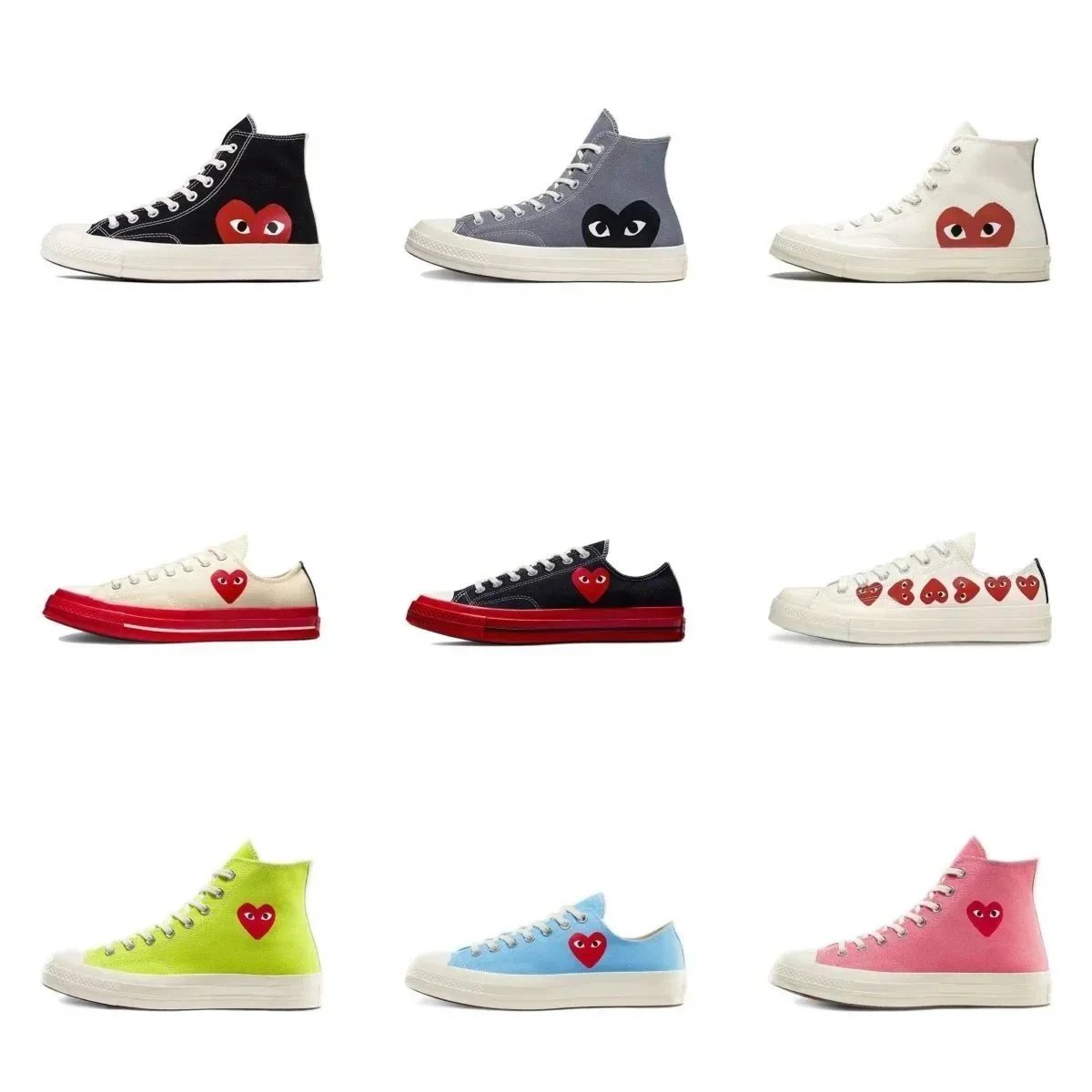 COMME des GARÇONS PLAY x Converse Chuck Taylor All Star 1970s OX